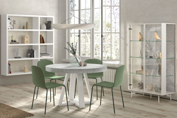 MESA REDONDA ACABADO MOSAICO 51 - 50152